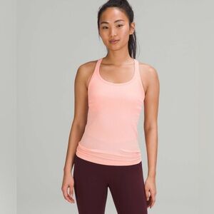 Lululemon Ebb to Street Tank in Dew Pink Size 4